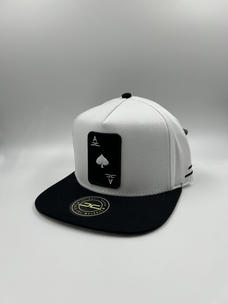 JC HATS CLASSIC - POKER EE WHITE