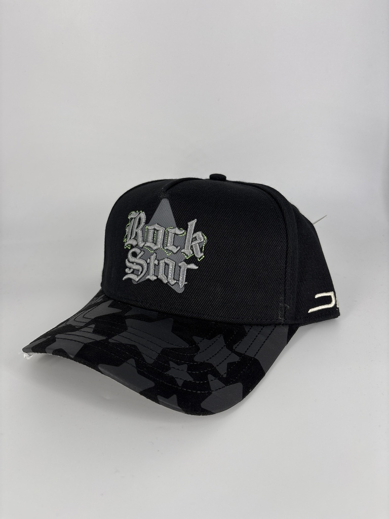 JC HATS GAMUZA - ROCK STAR BLACK/GREY