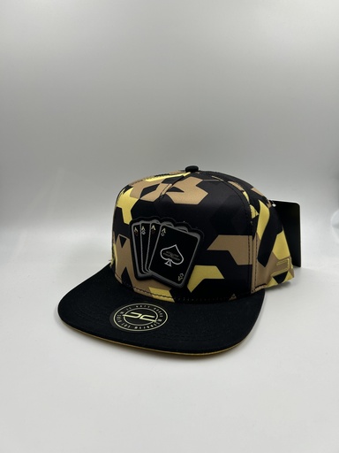 JC HATS CLASSIC - POKER CAMO YELLOW 