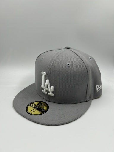 NEW ERA CERRADA - LOS ANGELES GRIS 59 FIFTY