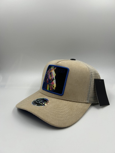 SOMBRERO BLANCO - CABALLO BEIGE