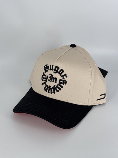JC HATS GAMUZA - SUGAR IN TRAINING BEIGE/BLACK
