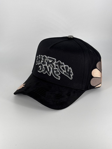 31 HATS - ORIENTAL TRAVIS FLOWER BLACK
