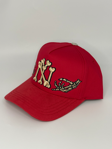 ACE HATS - NEW YORK HUESO RED