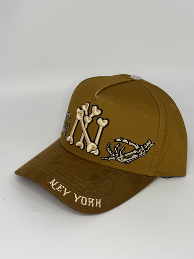 ACE HATS - NEW YORK HUESO CAMEL