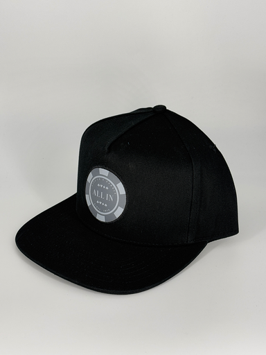 ALL IN MONEDA - MONEDA NEGRA CON GRIS PLANA 